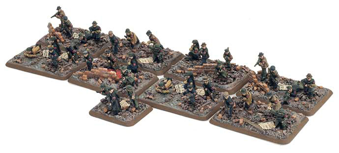 Flames Of War | German | Volksturm Platoon | 15mm Plastic Blister Pack