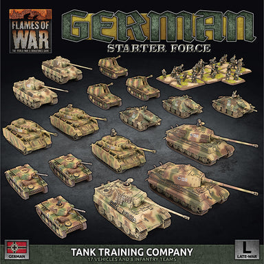 Flames of War | German | German Tank Training Company | 15mm Plastic Starter | Battlefront | Miniature Kingdoms