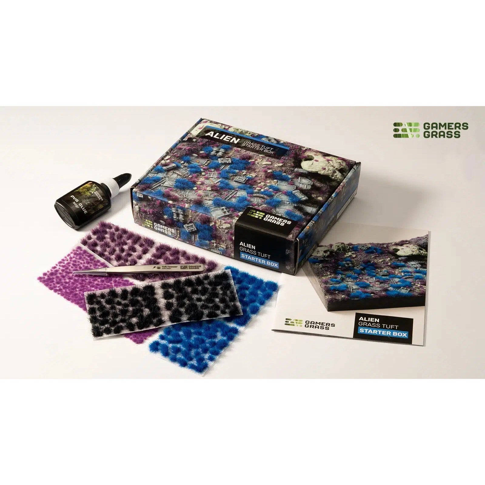 Gamers Grass | Alien Grass Tuft Starter Box | GGSB-ALI | Basing Box