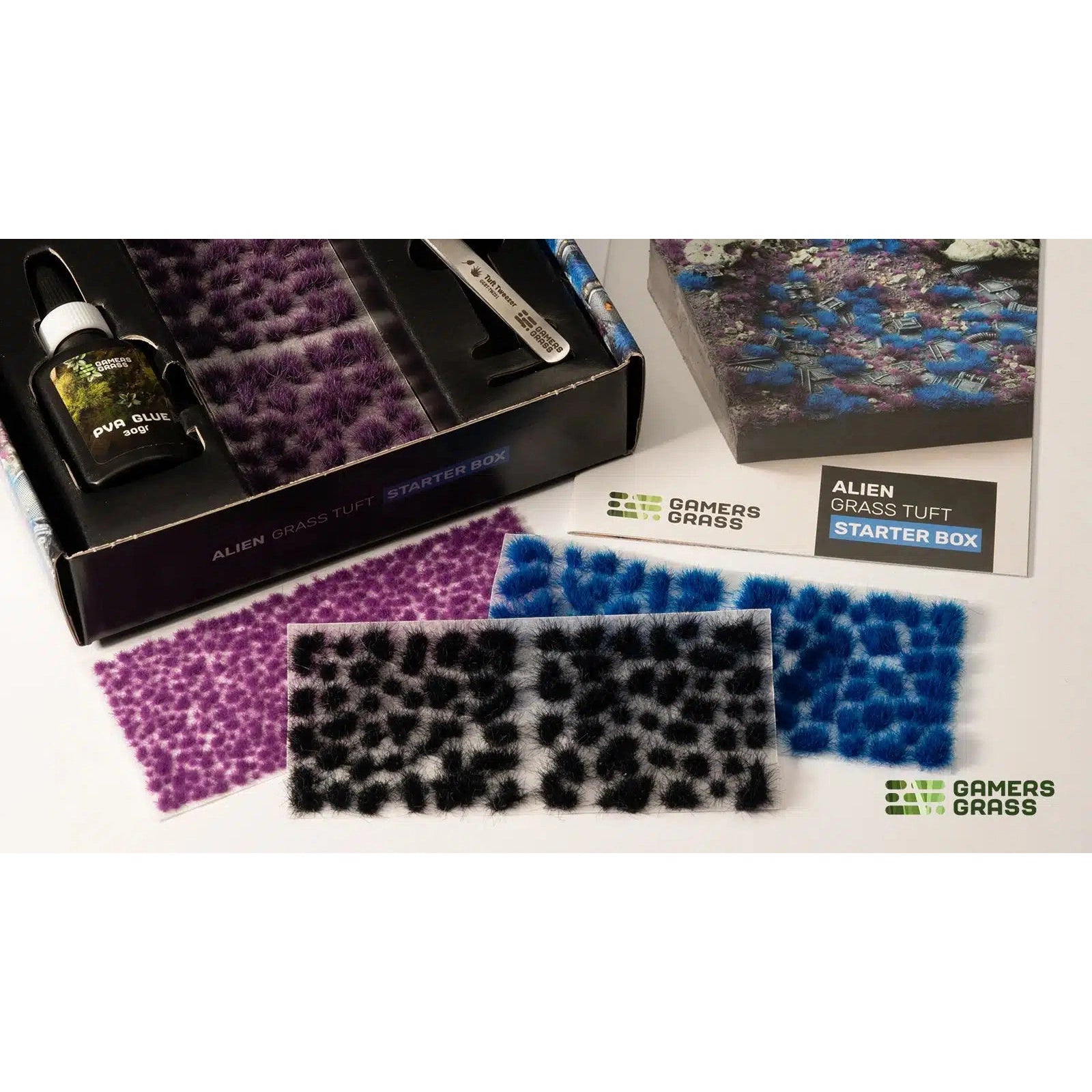 Gamers Grass | Alien Grass Tuft Starter Box | GGSB-ALI | Basing Box