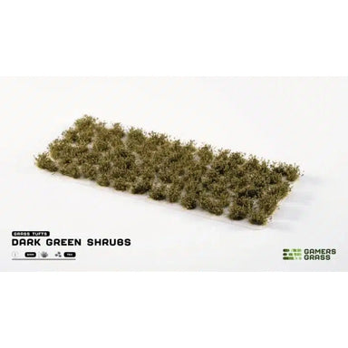 Gamers Grass | Dark Green Shrubs Basing Tufts | GGFS-DAG