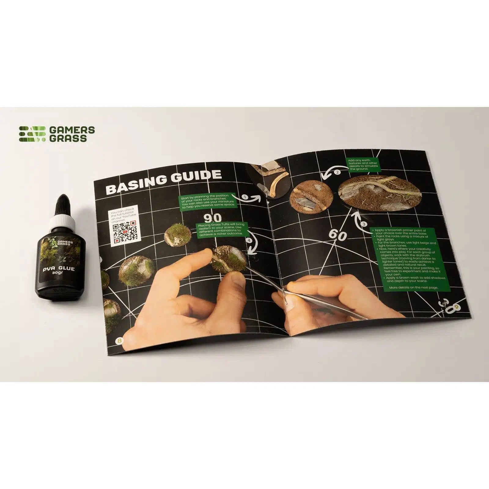 Gamers Grass | Green Grass Tuft Starter Box | GGSB-GRE | Basing Box