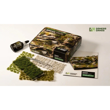Gamers Grass | Green Grass Tuft Starter Box | GGSB-GRE | Basing Box