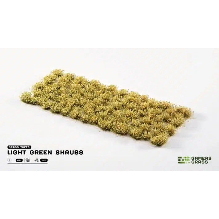 Gamers Grass | Light Green Shrubs Basing Tufts | GGFS-LG
