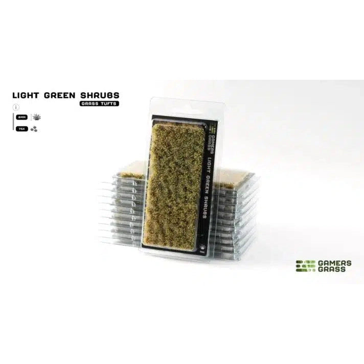 Gamers Grass | Light Green Shrubs Basing Tufts | GGFS-LG