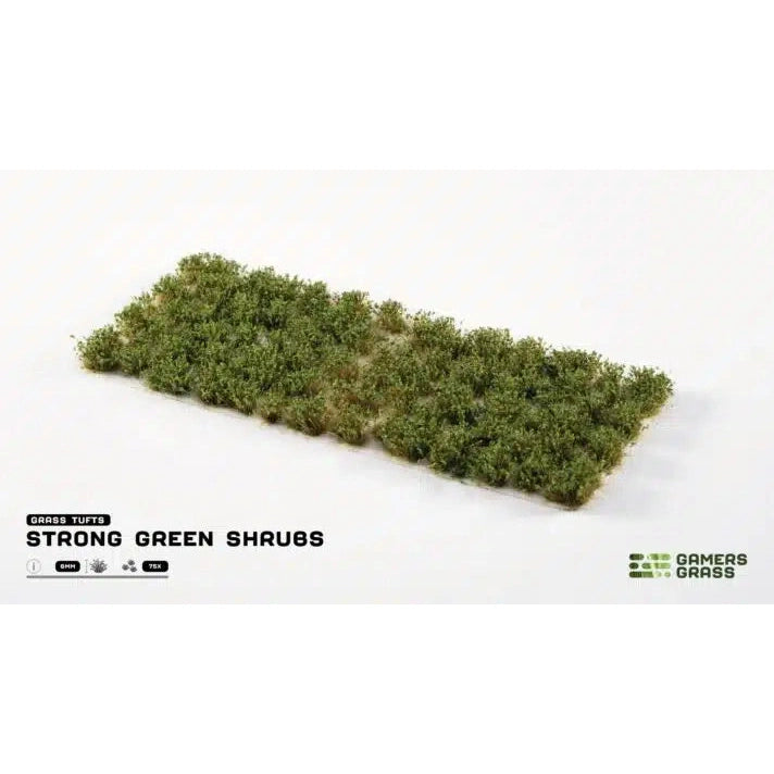 Gamers Grass | Strong Green Shrubs Basing Tufts | GGFS-SG