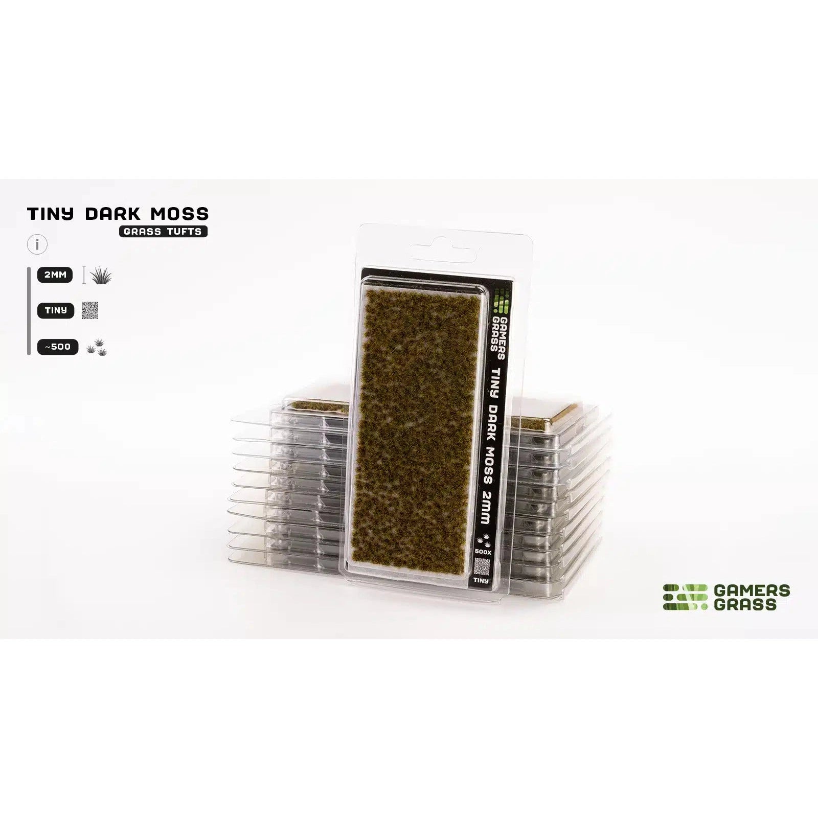 Gamers Grass | Scenics Tiny Dark Moss | Basing Tufts | GGTT-DM