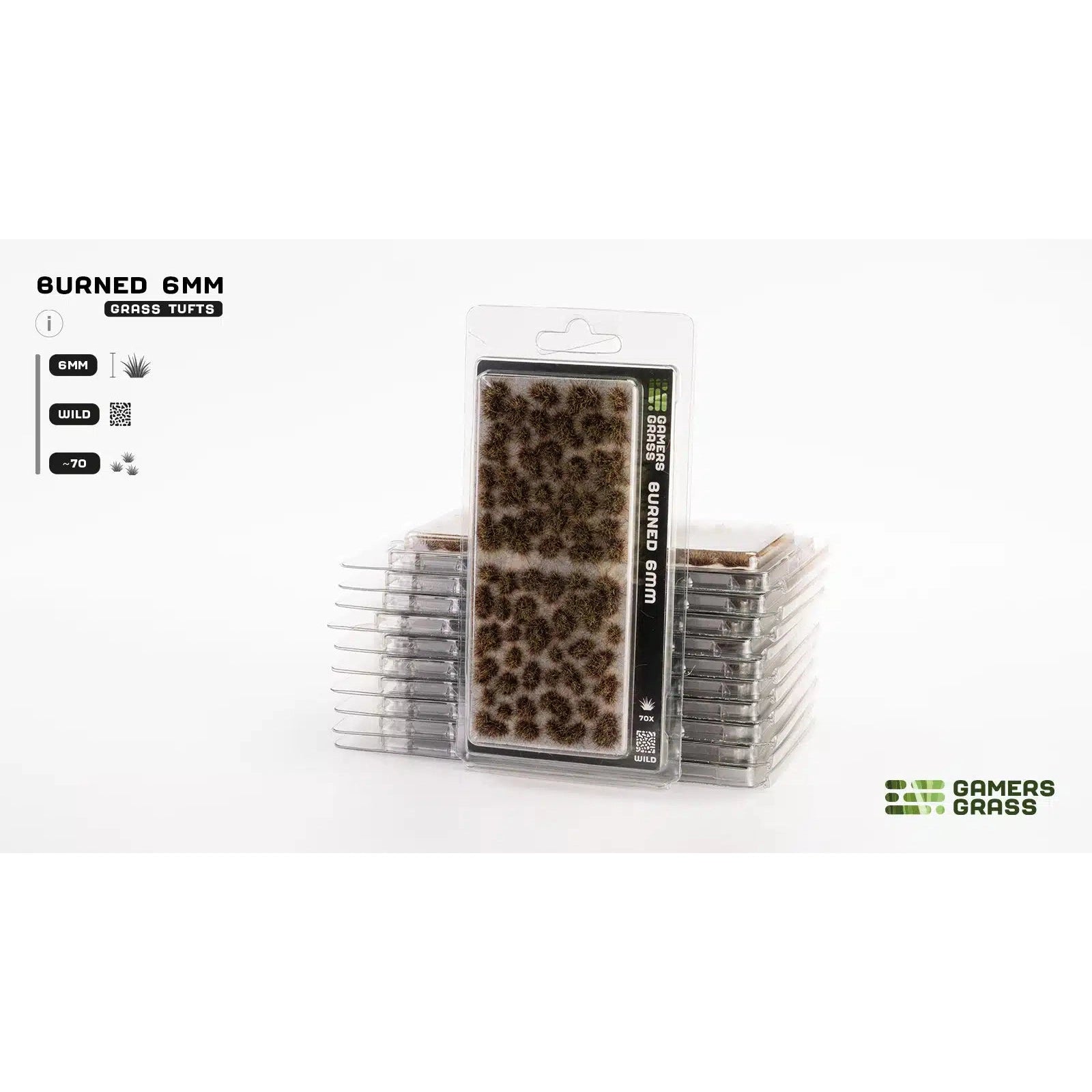 Gamers Grass | Scenics Wild Six mm Burned | Basing Tufts | GG6-BUR