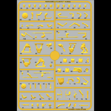 Gangs of Rome | Citizens of Rome | 28mm One Sprue