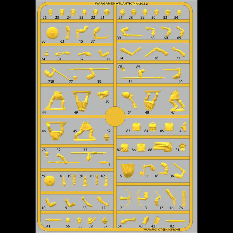 Gangs of Rome | Citizens of Rome | 28mm One Sprue