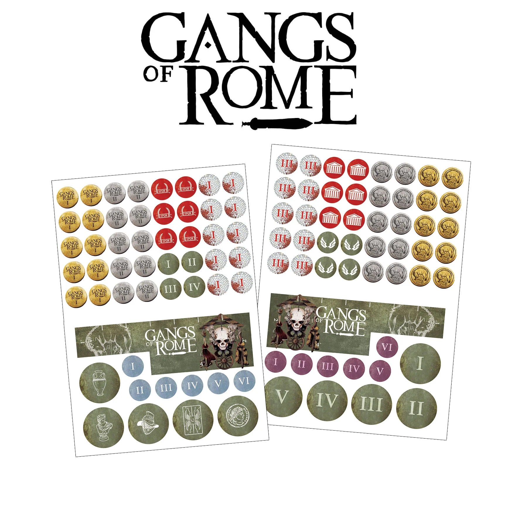 Gangs of Rome | Gangs Of Rome Accessories Set | 28mm Plastic Starter