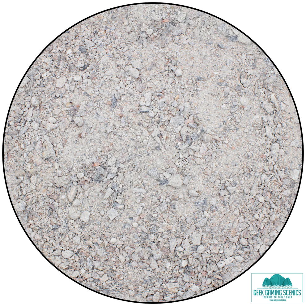Geek Gaming | Coarse Rubble Base Ready | Regular Basing Mix Tub 250ml