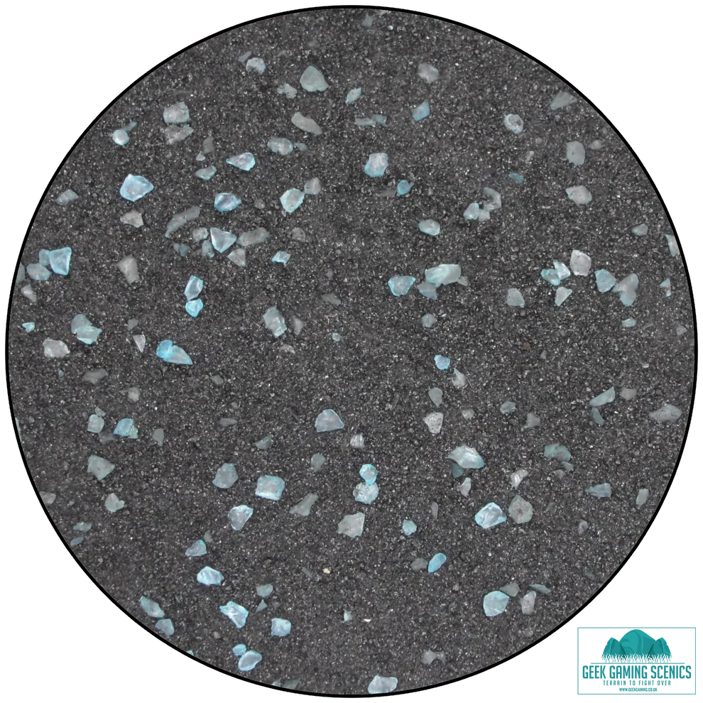 Geek Gaming | Grimdark Tomb World Blue Base Ready | Regular Basing Mix Tub 250ml