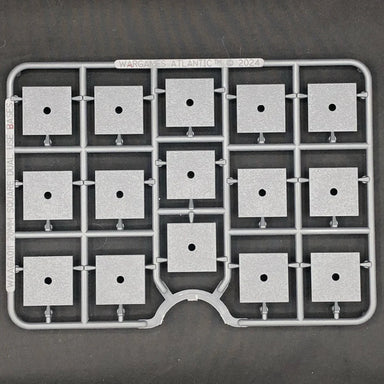 Wargames Atlantic | General Accoutrements | 20mm Square Dual Bases | Single Sprue