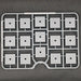 Wargames Atlantic | General Accoutrements | 20mm Square Dual Bases | Single Sprue