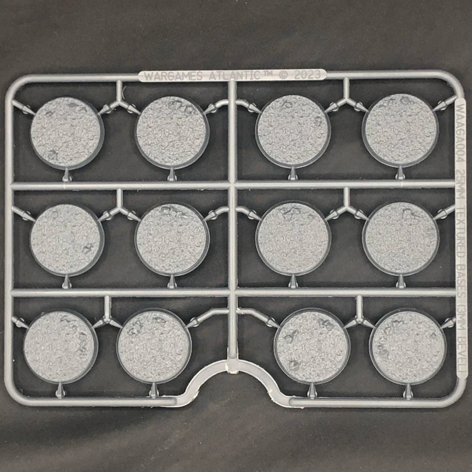 Wargames Atlantic | General Accoutrements |Textured Bases| Single Sprue