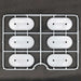 Wargames Atlantic | General Accoutrements | 25mm x 50mm Pill Dual Use Bases | Plastic Unit