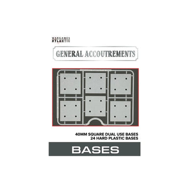 Wargames Atlantic | General Accoutrements | 40mm Dual Use Bases | Plastic Unit