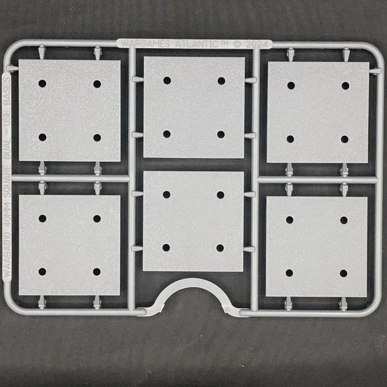 Wargames Atlantic | General Accoutrements | 40mm Dual Use Bases | Plastic Unit