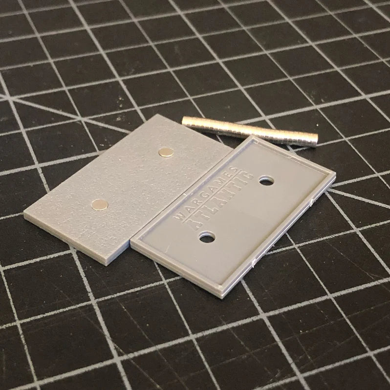 Wargames Atlantic | General Accoutrements | 40mm x 20mm Dual Use Bases | Plastic Unit