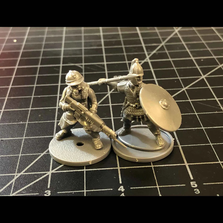 Wargames Atlantic | General Accoutrements | Dual use 25mm Bases| Single Sprue