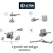 Bolt Action | Amr 8th Army 2 Pdr Anti Tank Gun | 28mm Metal Blister Pack Copy