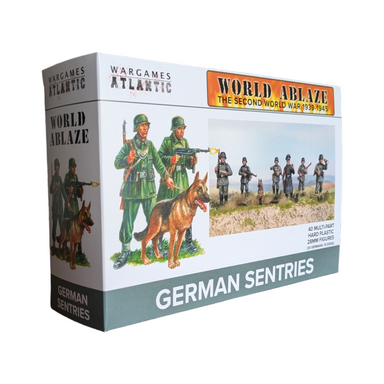 Worlds Ablaze | German Sentries | Plastic Unit | Wargames Atlantic | Miniature Kingdoms