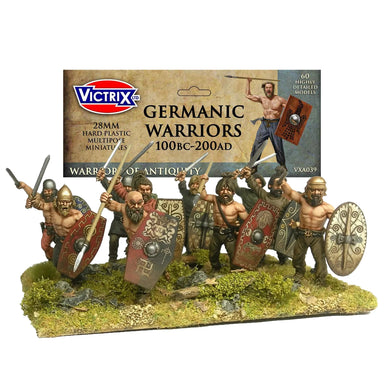 Victrix | Ancients Germaninc Warriors | 28mm Plastic Unit | North Star Games | Miniature Kingdoms