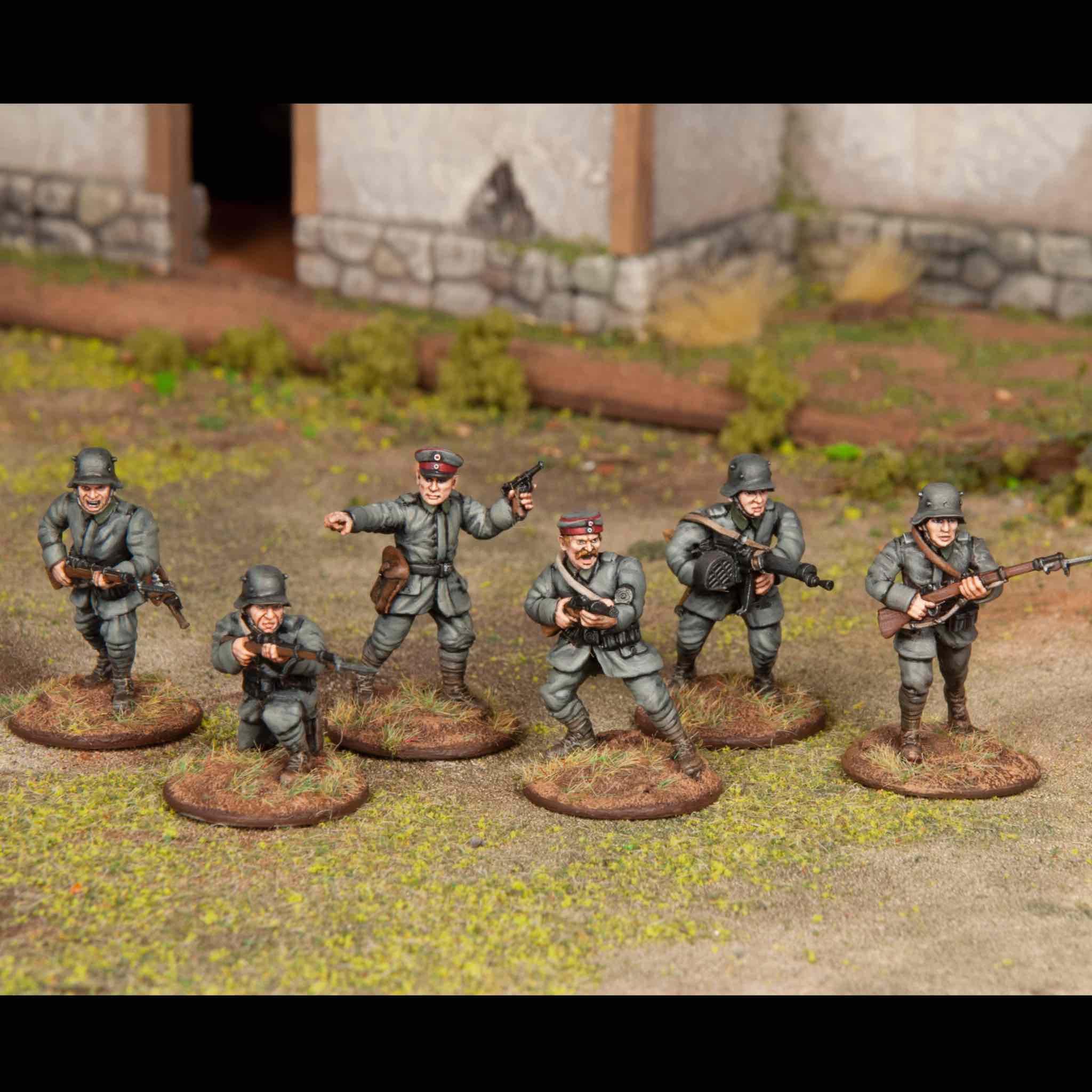 The Great War | German Infantry 1916-1918 | Plastic Unit | Wargames Atlantic | Miniature Kingdoms