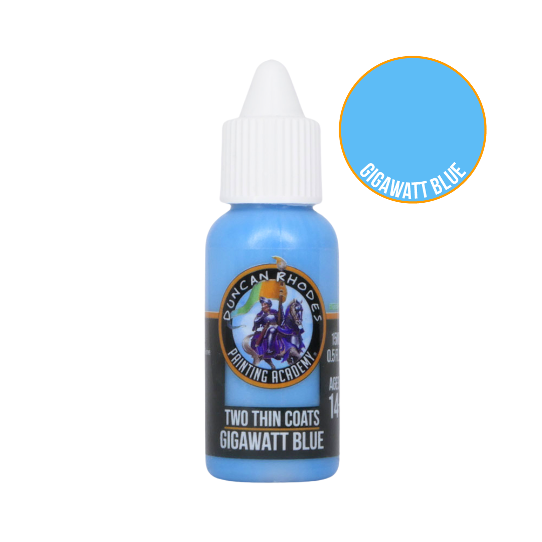 Two Thins Coats | Gigawatt Blue | 15ml Individual Paint