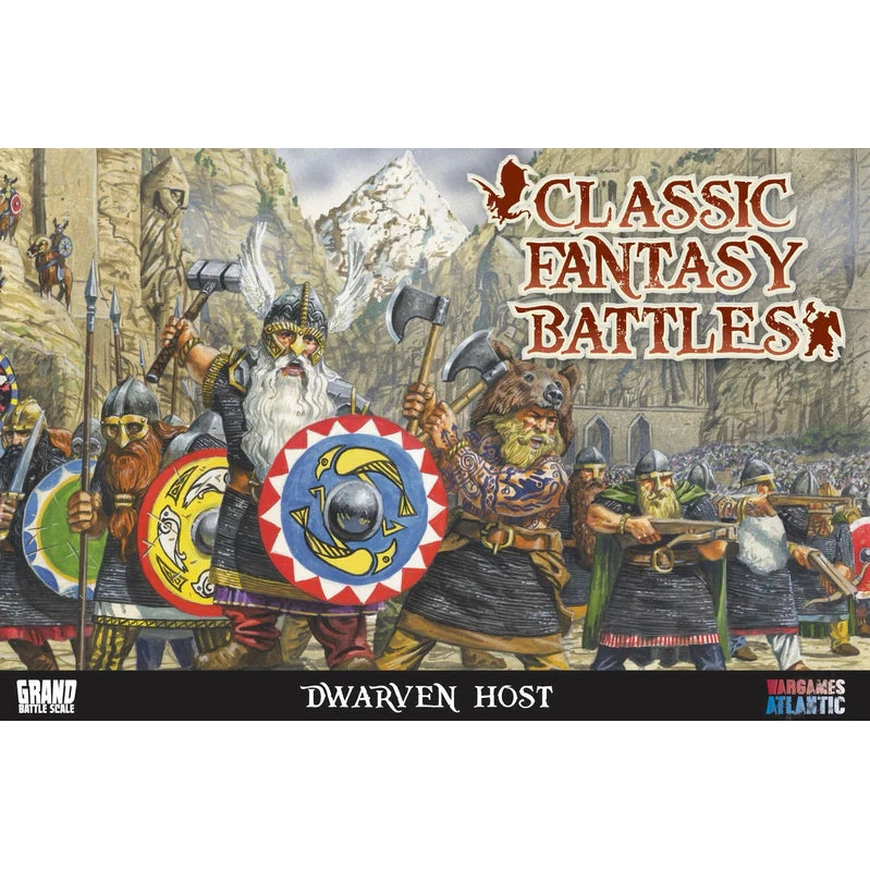 Grand Battle Scale | Classic Fantasy Battles | Dwarven Host | 10mm Plastic Unit