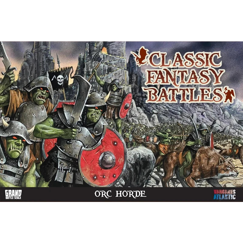Wargames Atlantic | Grand Battle Scale | Classic Fantasy Battles | Orc Horde | Plastic Unit