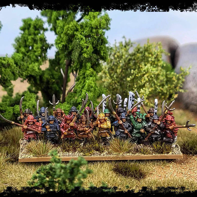 Wargames Atlantic | Grand Battle Scale | Samurai | 10mm One Sprue