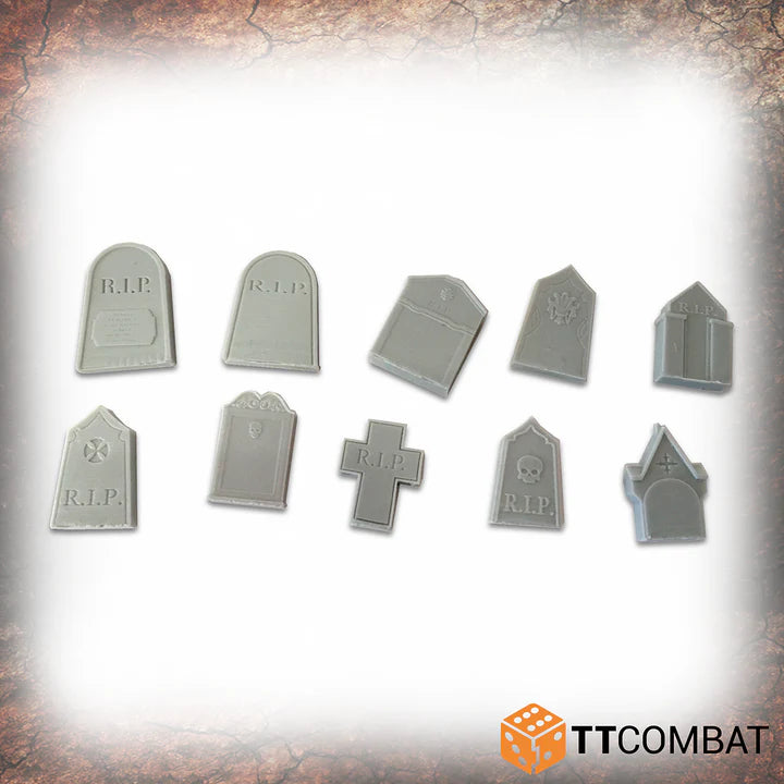 Tabletop Scenics | Wild West Gravestones | 28mm Resin Blister Pack