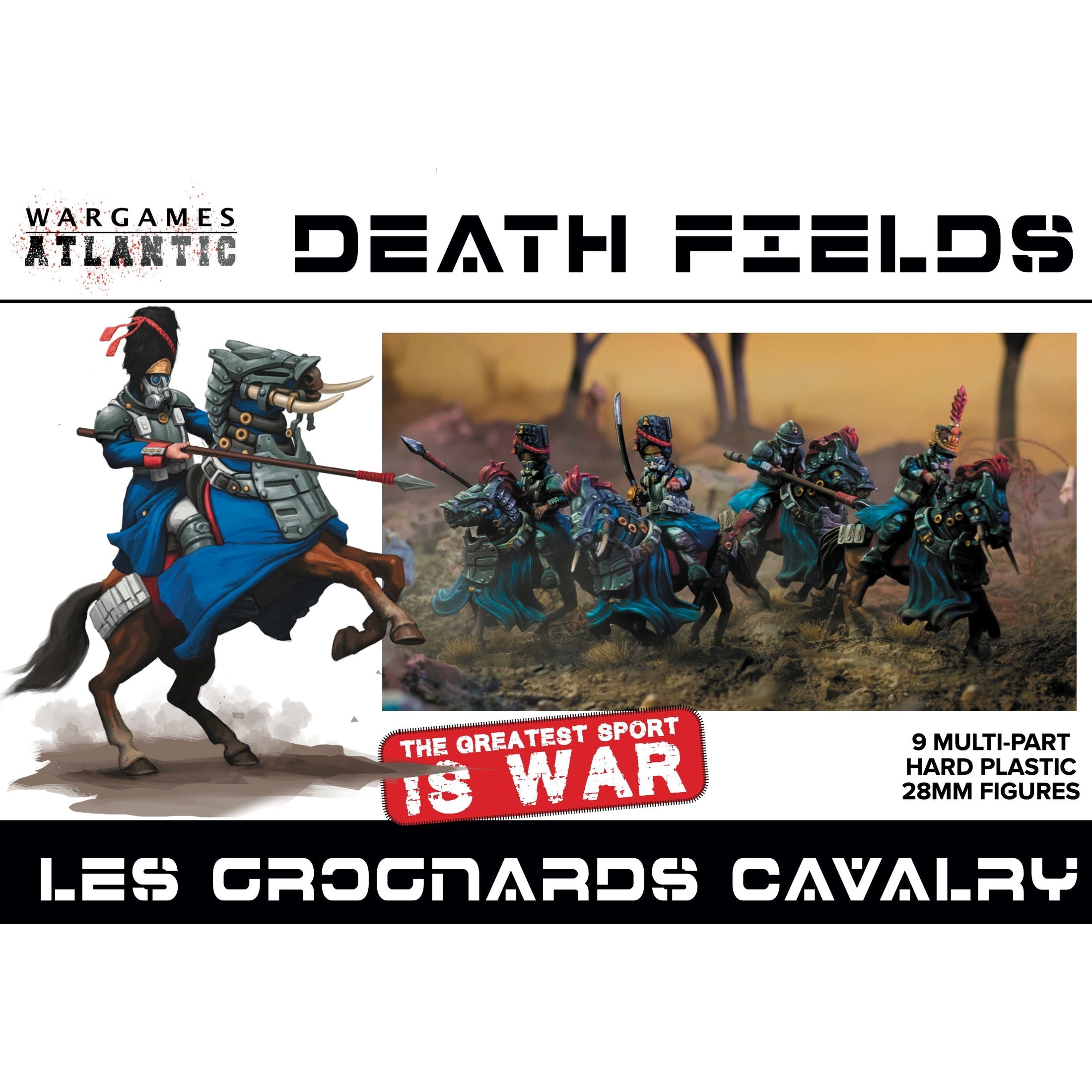 Death Fields | Les Grognard Cavalry | Plastic Unit | Wargames Atlantic | Miniature Kingdoms