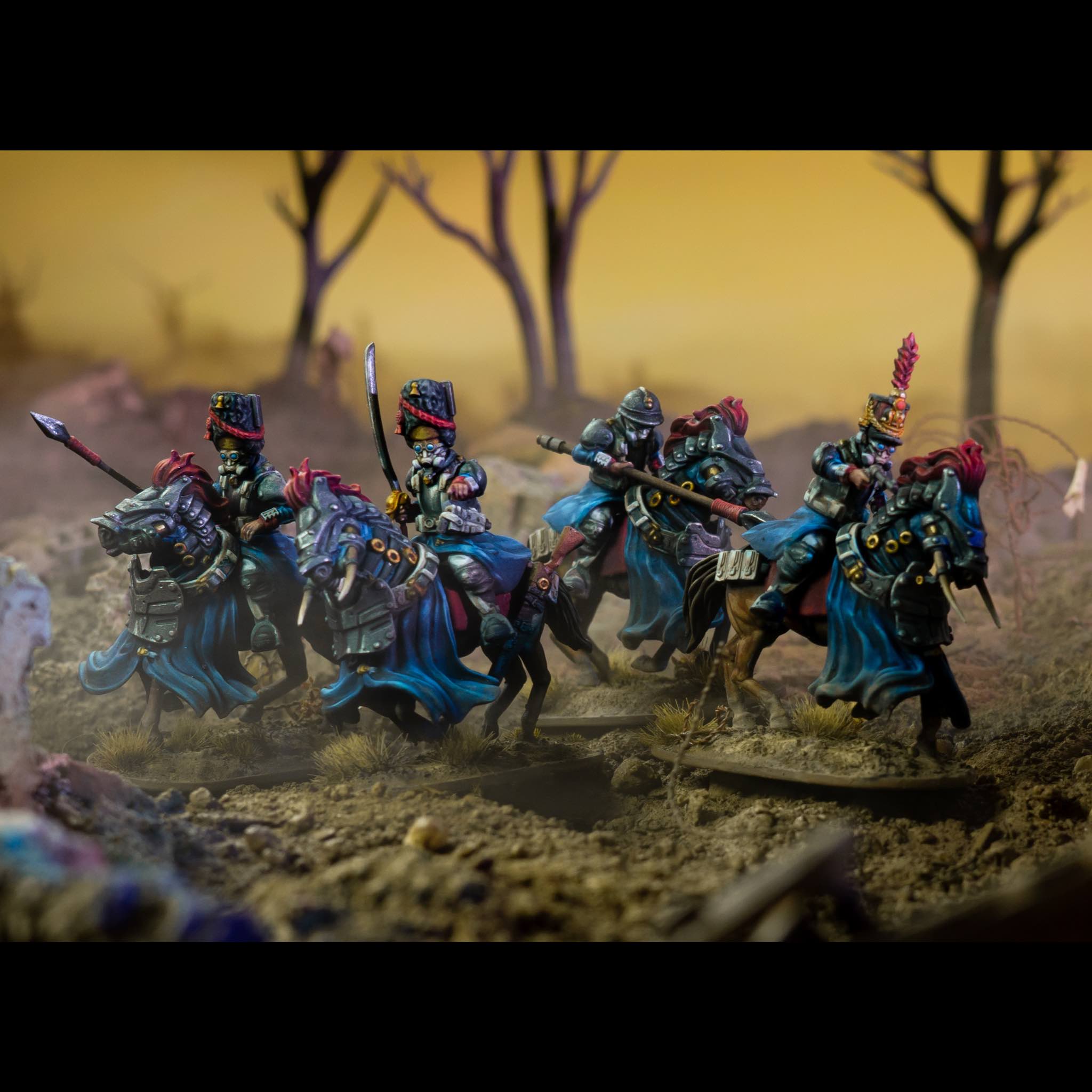 Death Fields | Les Grognard Cavalry | Plastic Unit | Wargames Atlantic | Miniature Kingdoms