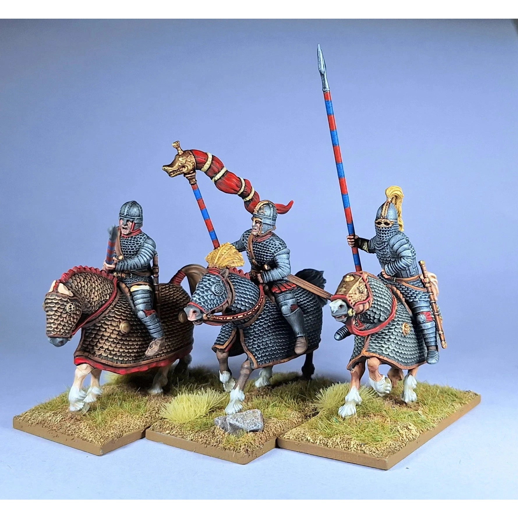 Victrix | Dark Ages Late Roman Cataphracts | 28mm Plastic Unit | North Star Games | Miniature Kingdoms