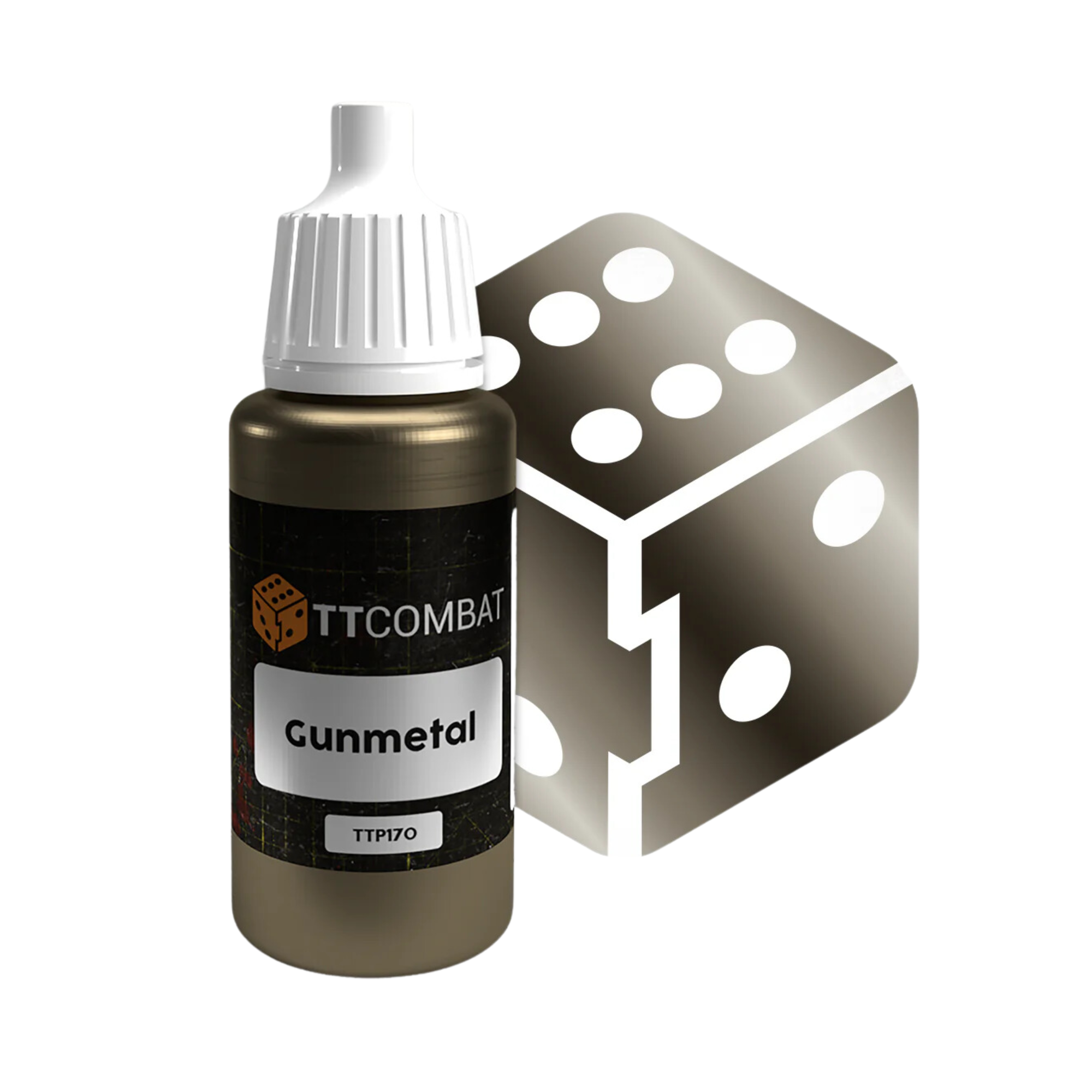 TTCombat | Gunmetal | 17ml Individual Paint | TTCombat | Miniature Kingdoms