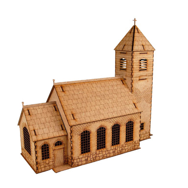 Sarissa Precision | Old Europe Waterloo 1815 Plancenoit Church H004 | MDF Terrain