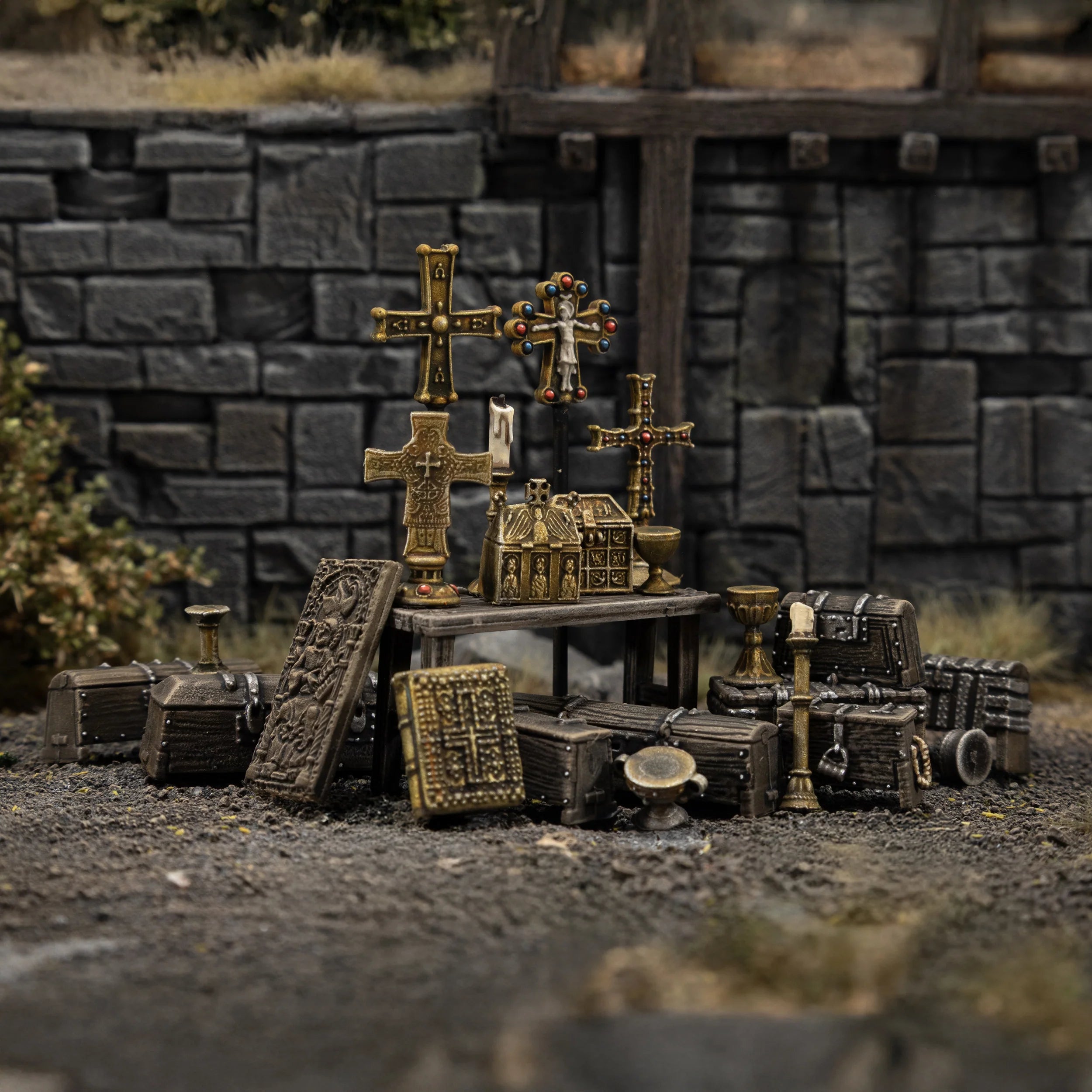 Victrix | Pillage | Treasure & Chests | 28mm Plastic Terrain