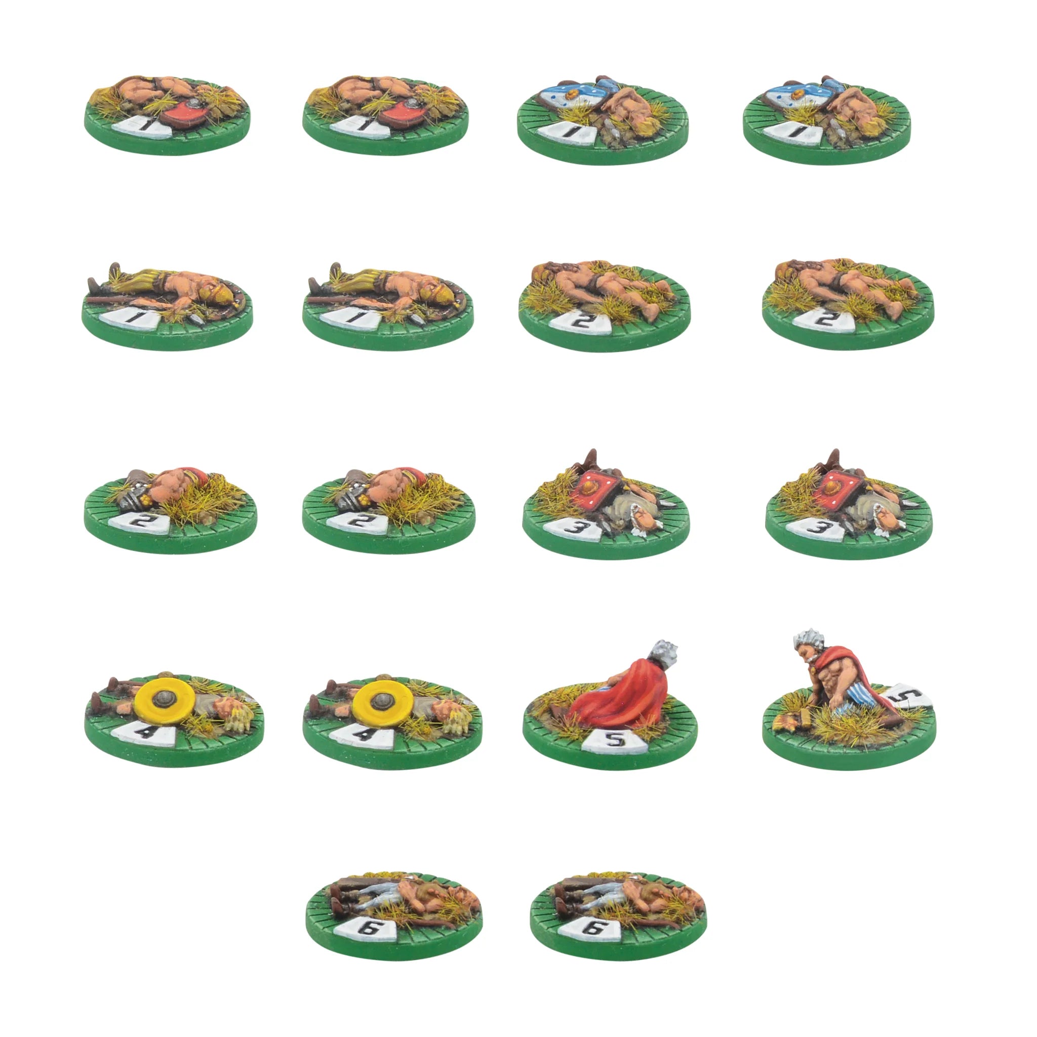 Hail Caesar Epic | Celt Casualty Markers | 13.5mm Resin Small Box