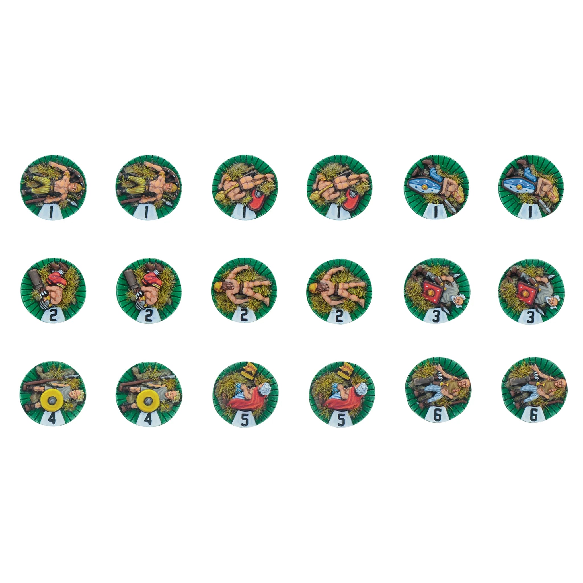 Hail Caesar Epic | Celt Casualty Markers | 13.5mm Resin Small Box