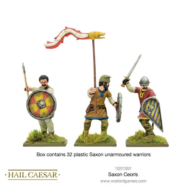 Hail Caesar | Saxon Cheorls | 28mm Plastic Unit