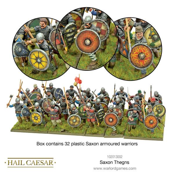 Hail Caesar | Saxon Thegns | 28mm Plastic Unit