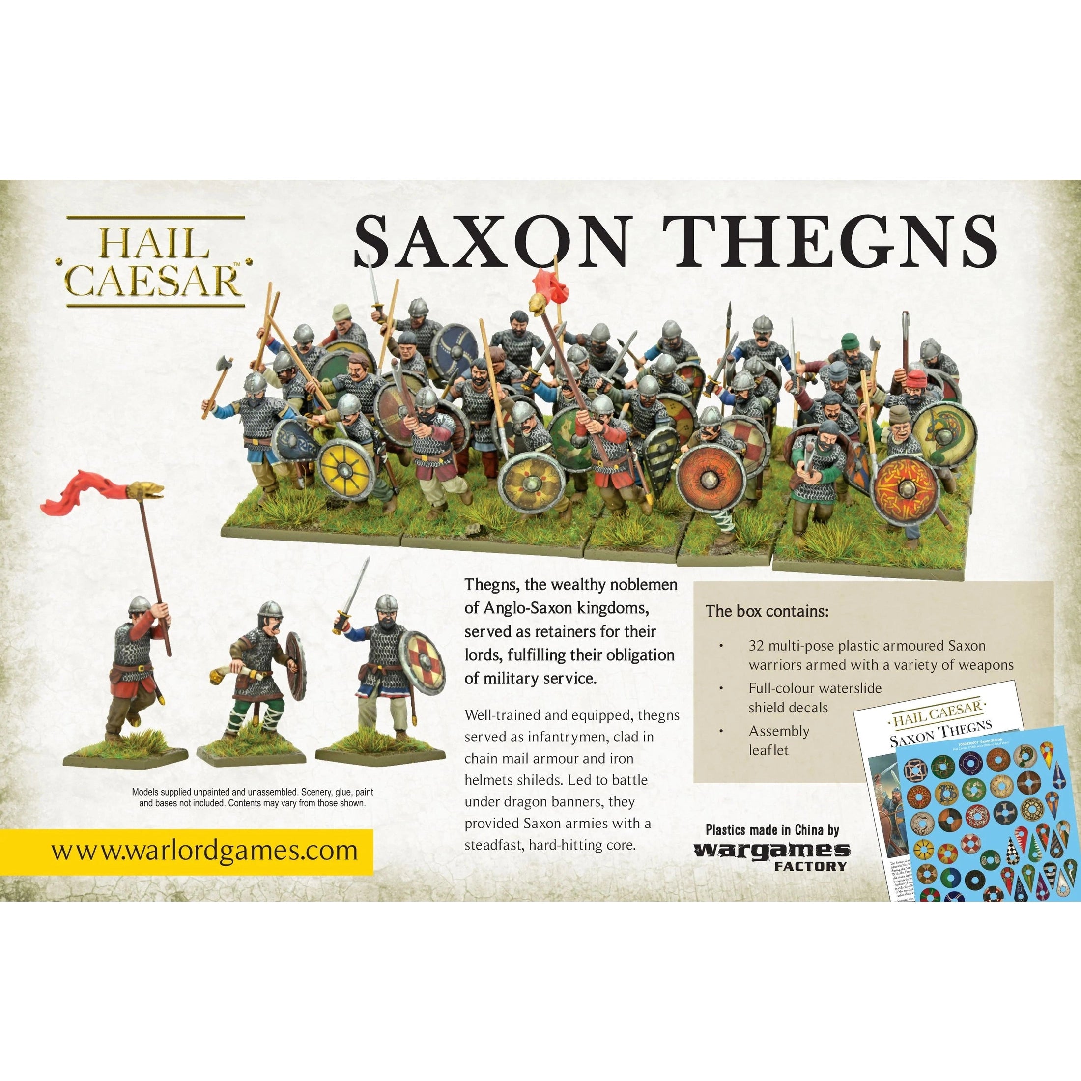 Hail Caesar | Saxon Thegns | 28mm Plastic Unit