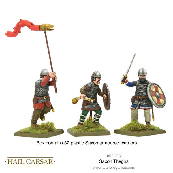 Hail Caesar | Saxon Thegns | 28mm Plastic Unit