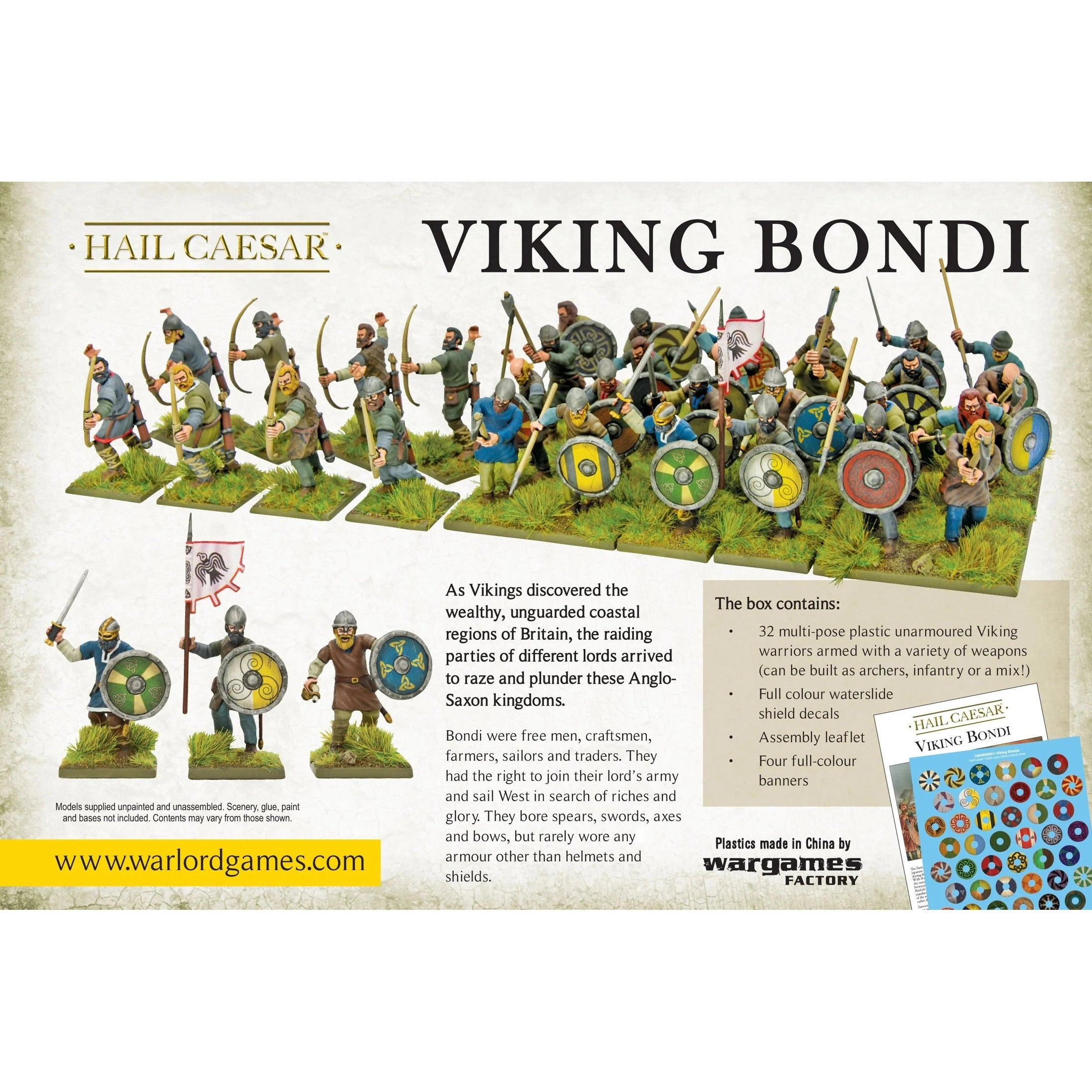 Hail Caesar | Viking Bondi | 28mm Plastic Unit