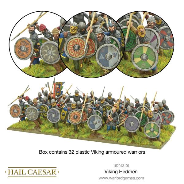 Hail Caesar | Viking Hirdmem | 28mm Plastic Unit