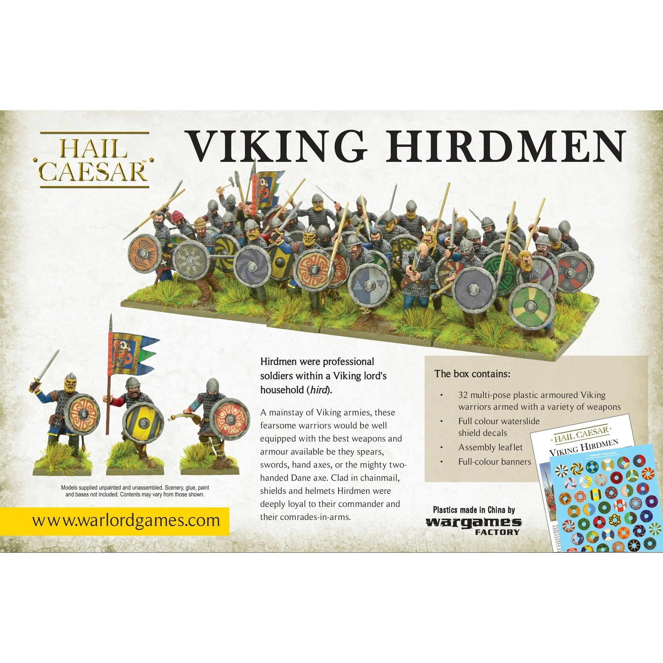 Hail Caesar | Viking Hirdmem | 28mm Plastic Unit