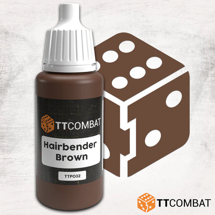 TTCombat | Hairbender Brown | 17ml Individual Paint | TTCombat | Miniature Kingdoms